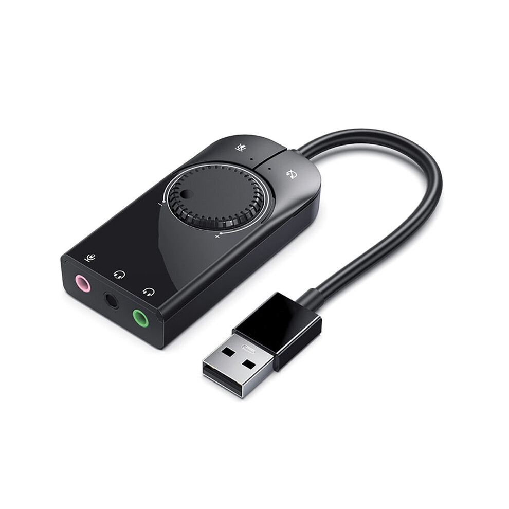 Sound Card Usb Audio Interface External 3.5Mm Microphone Audio Adapter Soundcard For Pc Headphone Usb Sound Adapter 6031306975567