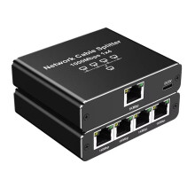 1000Mbps Ethernet Adapter LAN Internet Splitter Cat 6 RJ45 Gigabit for PC Laptop TV Box Router 1 to 4