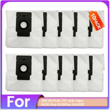 10PCS Dust Bag Set for 360 S8 for Tapo RV30 RV10 RVA200 Vacuum Cleaner Accessories Replacement