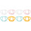 8Pièces Poignées Bébé Silicone Usage Maison Mix 1