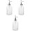 3Pièces Argenté Transparent Pour Miel 4