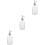 3Pièces Argenté Transparent Pour Miel 6
