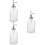 3Pièces Argenté Transparent Pour Miel 8