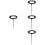 4Pcs Stable Iron Burner Tripod Stand for Laboratory Use 7