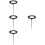 4Pcs Stable Iron Burner Tripod Stand for Laboratory Use 8