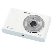 4K Digital Camera Travel Selfie Camara 50MP HD Dual Lens Zoom Photography Screen Entry-Level Kids Campus Retro Cam