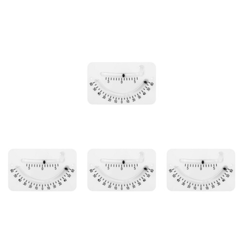 4Pièces Instruments Clinomètres Blancs Précis Pour Voilier