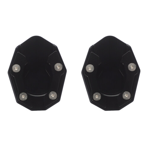 2Pièces Accessoire Aluminium Noir Antidérapant