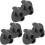 6Pièces Supports Arm Clips Noir Pour Usage Multi-Axes 1