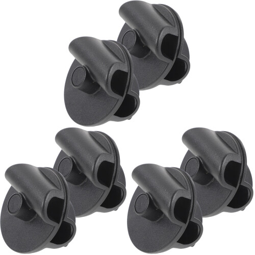 6Pièces Supports Arm Clips Noir Pour Usage Multi-Axes