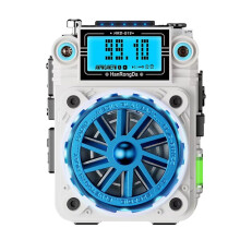 HANRONGDA HRD-G18 Wireless Portable Speaker 5.2 with Color Lights Small Wireless FM Radio for Home/Outdoor
