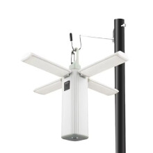 Luz LED Portátil Recargable para Acampar: Linterna Multifunción de Vida Útil Ultralarga, Lámpara de Mano Plegable