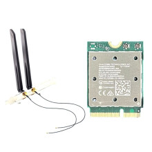 Tri Band WiFi7 QCNCM865 Wireless WiFi Card  5.4 2.4G/5G/6Ghz Network Wireless Adapter for Win11 Antenna
