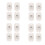 12 Pcs Self Adhesive  Caster Wheels 360 Smooth Rotation Universal Roller for Small Appliances Speaker 1