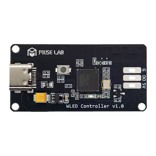 MuseLab Open-Source WLED Controller WS2812B Light Strip Controller RGB Full Color A