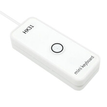 Tastatur USB-Makro-Programmiertaste USB-Anschlusstastatur mit Braille-Design zum Arbeiten und Spielen Tragbare Tastatur,A