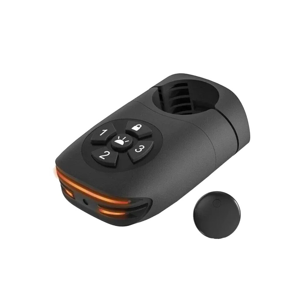 Bicycle Password Anti-Theft Alarm Tail Alarm Waterproof Bike Brake Warning For Airtag Light 4712512102474