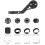 Out Front Bicycle Computer Mount Bracket Bike Front Lights Mount Handlebar Mount Bicycle Computer Holder 3