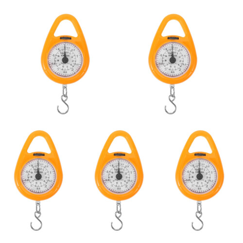 5Pièces Mini Balance Portable Suspendue En ABS Et Acier Multicolore