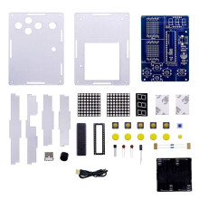 DIY Soldering Project Game Kit with 5 Retro Classic Games Soldering Electronic Kit for STEM Soldering Practice