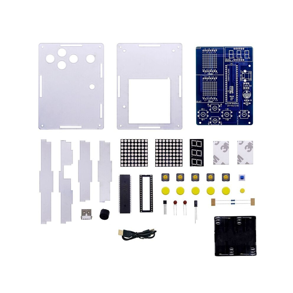 Diy Soldering Project Game Kit With 5 Retro Classic Games Soldering Electronic Kit For Stem Soldering Practice 6032587068696