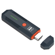 50M Drahtloser Sender TV-Dongle-Adapter -Kompatibler Video- und Audio-Extender für TV, Monitor, Projektor, PC (Nur TX)