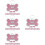 32Pièces Étiquettes Pet Accessoire Rose Os 7