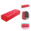 2Pièces Coussin Repose-Bras Ongles Cuir Rouge Doux Et Résistant 10