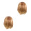 2Pièces Perruques Bob Synthétiques Blonde Pour Fête 7