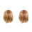 2Pièces Perruques Bob Synthétiques Blonde Pour Fête 8