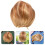 2Pièces Perruques Bob Synthétiques Blonde Pour Fête 10