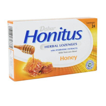 Dabur Honitus Herbal Lozenges Ginger 24s | Herbal Relief for Cough & Throat Comfort