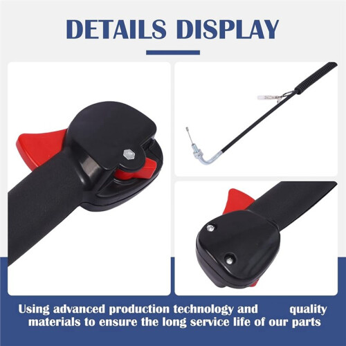 EBZ8550, EBZ8550RH Throttle Control Lever Assembly for Redmax Backpack Leaf Blowers 1