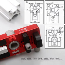 Aluminum Profile Drill Guide Punch Locator, Single Hole Profile Drill for 2020 3030 4040 Profiles Punching Drilling Tool