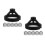 2Ensembles Outils Positionnement Trou Aluminium Bois Usage 2