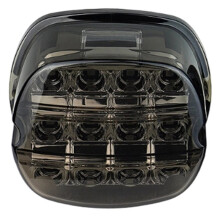 LED-Rücklicht/Bremsleuchte für Dyna Fat Boy 883 1200 Road King Davidson FXDL99-17, Getöntes Schwarz