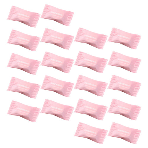 100Pièces Serviettes Compressées Jetables Rose Pour Camping 1