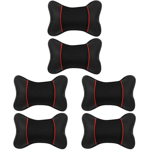 6Pcs Car Neck Pillow Waist Cushion Universal 1