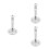 3Pcs Silver Wall Mount Camera Bracket Durable Iron Adjustable 4
