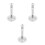 3Pcs Silver Wall Mount Camera Bracket Durable Iron Adjustable 8
