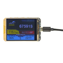 Lilygo Bitcoin Solo NerdMiner V2 78KH Open Source Bitcoin Solo Mining Machine Nerd Miner V2 2.8Inch LCD Display 1.7.0