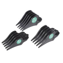 3PCS Professional Clipper Large Size Limit Comb Trimmer Cutting Guide Clipper Attachment Accessories Size 32/38/51mm,A