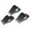 3PCS Professional Clipper Large Size Limit Comb Trimmer Cutting Guide Clipper Attachment Accessories Size 32/38/51mm,A 1