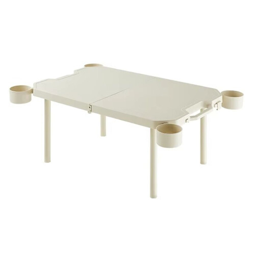 Outdoor Folding Table, Portable Folding Table, Camping Picnic Table, Rectangular Household Dining Table