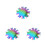 3Pièces Plaques Nail Durable Pour DIY 9