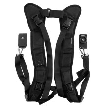 Quick Release Dubbele Schouder Camera Harnas, Zacht Gevoerde Decompressieband voor , voor , voor DSLR Camera'S