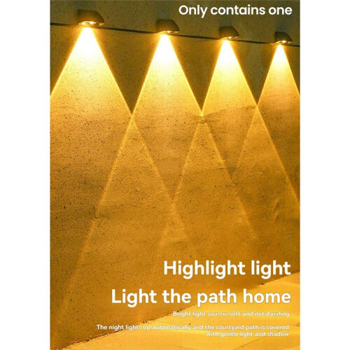 Outdoor Waterproof Solar Wall Light Courtyard Garden Decorative Light Solar Wall Atmosphere Light 2
