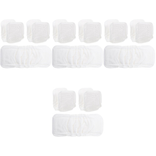 12Pièces Inserts Couches Bébé Réutilisables Absorbants En 1