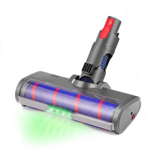 Elektrischer Staubsauger-Bodenbürstenaufsatz für V7 V8 V10 V11 G5 Floor Soft Roller-Bürstenkopf mit LED-Staublichtern