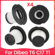 4 Peças Acessório de Filtro de Aspirador de Pó para T6 C17 T1 Acessórios de Aspirador de Pó Portátil Peças de Reposição